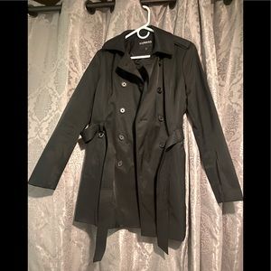 EXPRESS Women’s Black Pea Coat